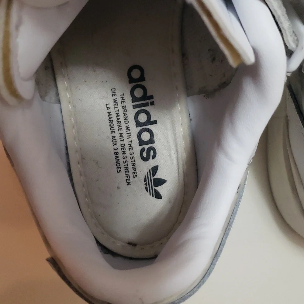 adidas Women's White Marble Platform Sneakers